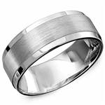 18K White Gold Band