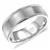 18K White Gold Band