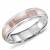 18K Rose & White Gold Band