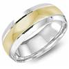 18K Yellow & White Gold Band