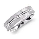 Diamond 18K White Gold Band