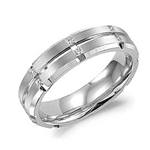 Diamond 18K White Gold Band