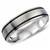 18K Light Weight White Gold Band