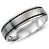 18K Light Weight White Gold Band