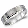 18K Light Weight White Gold Band