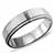 18K Light Weight White Gold Band