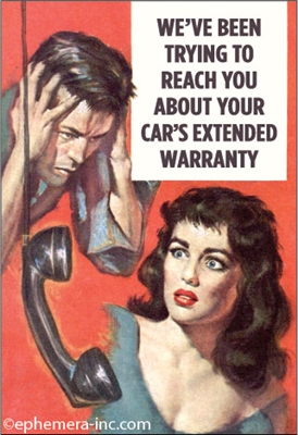 We've been trying to reach you about your car's extended warranty.