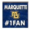 Marquette #1 Fan Hang/Stand Plaque