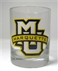 Marquette Golden Eagles MU Rocks Glass