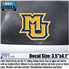 Marquette Golden Eagles MU Color Shock Decal