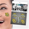 Marquette Golden Eagles Marquette Face Tattoo