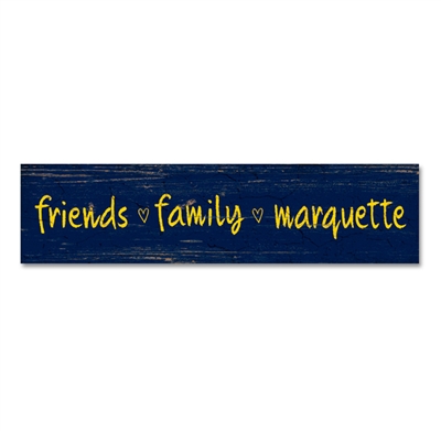 Marquette University Family & Friends Wood Magnet