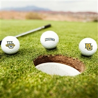 Marquette Golden Eagles MU Golf Pack of 3 Golf Balls