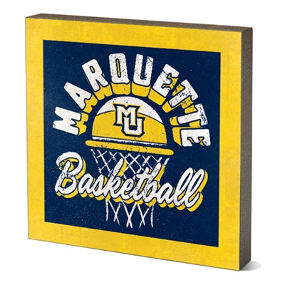 MU Basketball Square Block