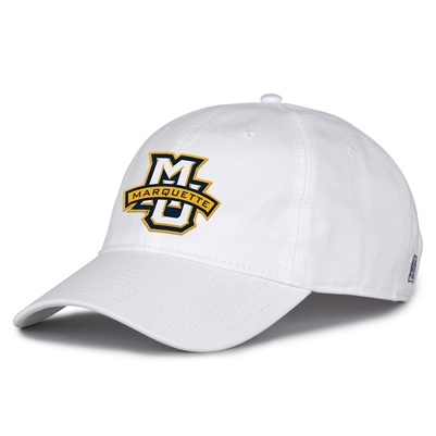 Marquette/MU Twill Cap White