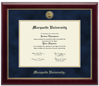 Marquette Golden Eagles NS Gold Medallion Gallery Diploma Frame
