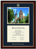 Marquette Golden Eagles NS Murano Campus Scene Diploma Frame