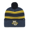 Marquette Fadeout '47 Cuff Knit Beanie