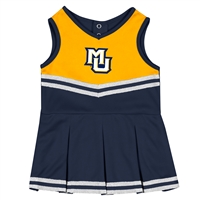 Marquette Infant Cheer Set Navy/Gold