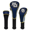 Marquette 3-Pack Nylon Golf Headcovers