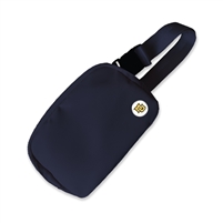 Marquette Navy Belt Bag with Medallion