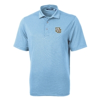 Virtue Eco Pique Polo Atlas Blue