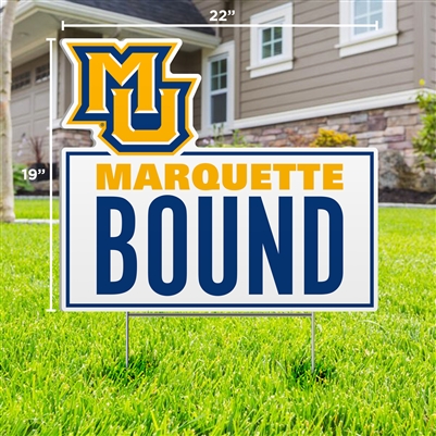 Marquette Bound Lawn Sign