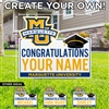 Marquette Customized Grad Lawn Sign