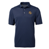 Marquette Virtue Eco Pique Tile Print Polo Navy