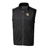 Marquette Mainsail Sweater Knit Full Zip Vest Charcoal Heather