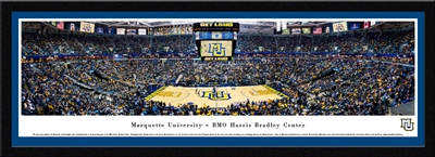 Marquette Golden Eagles Bradley Center Panoramic Photo - Select Frame