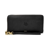 Logan RFID Zip Around Clutch, Black