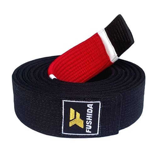 Fushida Elite PROFESSOR Jiujitsu Belt / BJJ Professor Black Belt