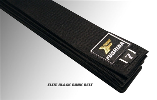 Fushida ELITE Black Rank Judo Belt