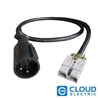 ChargePlus SB50 Pigtail Connection Cable for 48V Club Car Charger