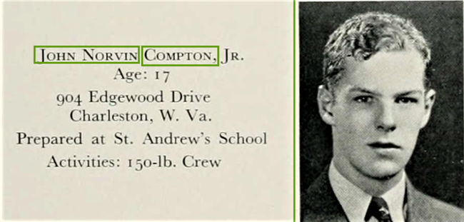 John N Compton U.S. Navy WWII