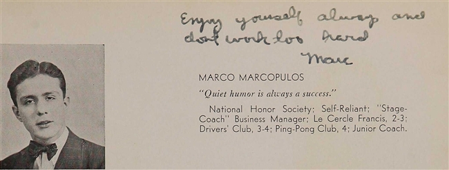 Marco Marcopulos U.S. Army Air Corps WWII