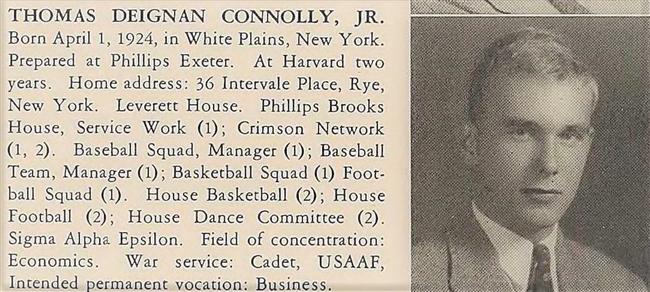Thomas D. Connolly U.S. Army Air Corps WWII