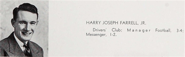 Harry J. Farrell U.S. Army Air Corps WWII
