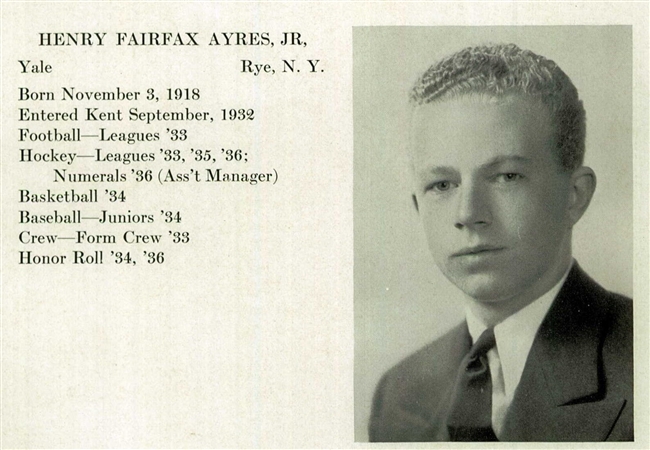 Henry Fairfax Ayres U.S. Army  WWII