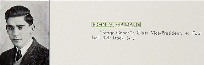 John G. Grimaldi U.S. Army Air Corps WWII