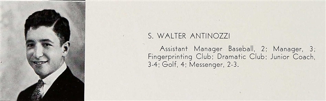 Walter Antinozzi U.S. Army WWII