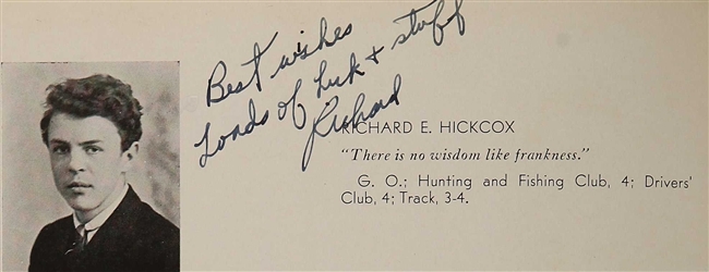 Richard E. Hickcox U.S. Army WWII