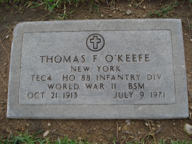 Thomas F. OKeefe U.S. Army WWII