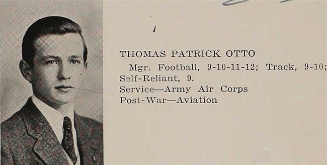 Thomas J. Otto U.S. Army WWII