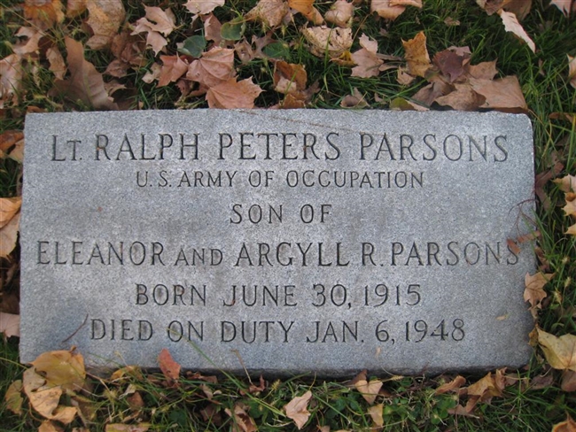 Ralph P. Parsons U.S. Army WWII