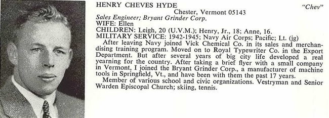 Henry Cheves Hyde U.S. Navy WWII