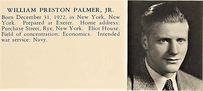 William P. Palmer U.S. Navy WWII