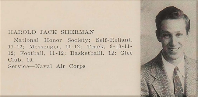 Harold J. Sherman U.S. Navy WWII