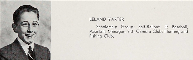 Leland G. Yarter U.S. Navy WWII